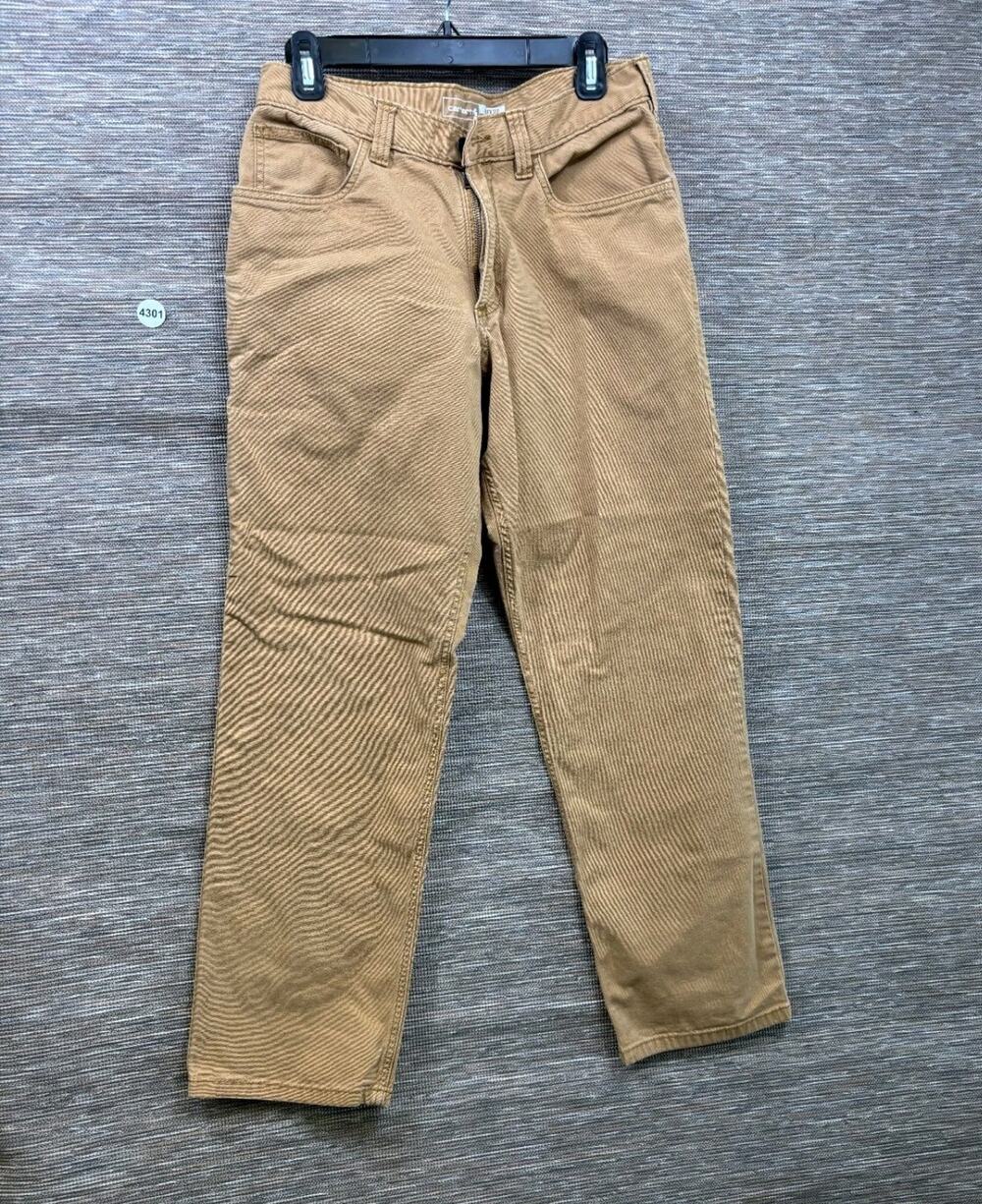 Carhartt Men's Rugged Flex Relax Fit Canvas 5-pocket Work Pants 32x30 BN2517-M